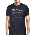 Dad Noun Navy Graphic T-shirt For Men Unique Dad